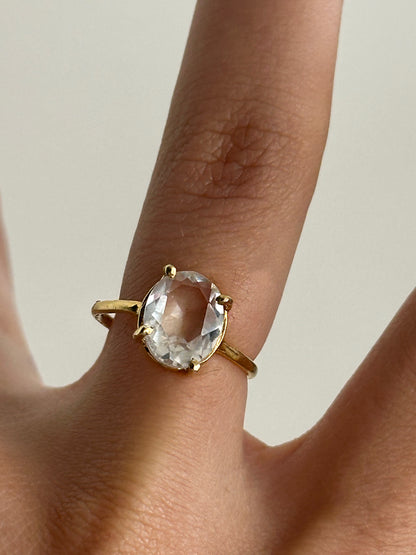 925 Cristal Clear ring