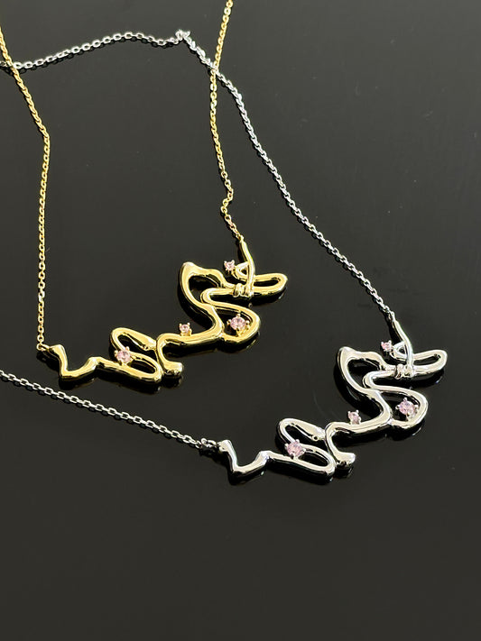 925 Wave necklace