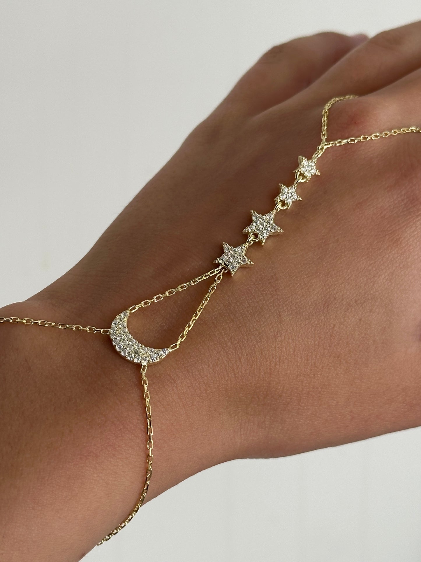 925 My Sky Hand Bracelet