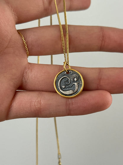 The 925 Mermaid Coin necklace