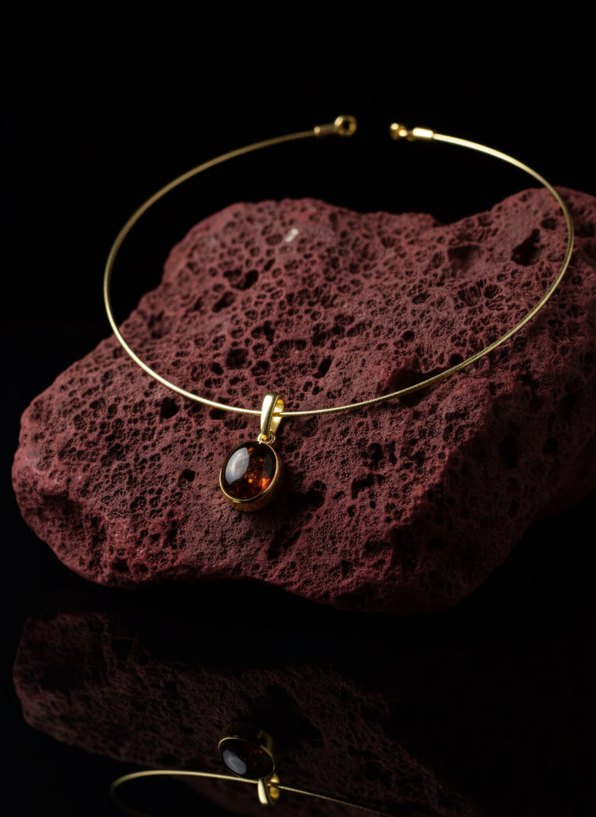 Tiger Gemstone Necklace