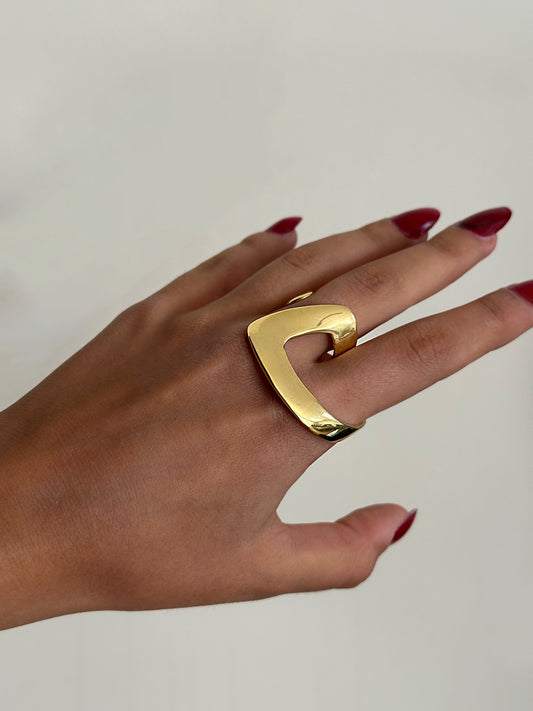 925 Two finger Royal ring