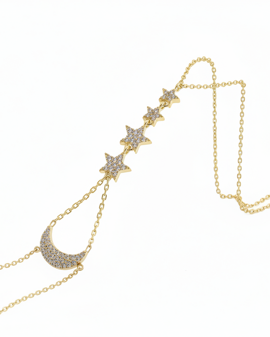 925 My Sky Hand Bracelet