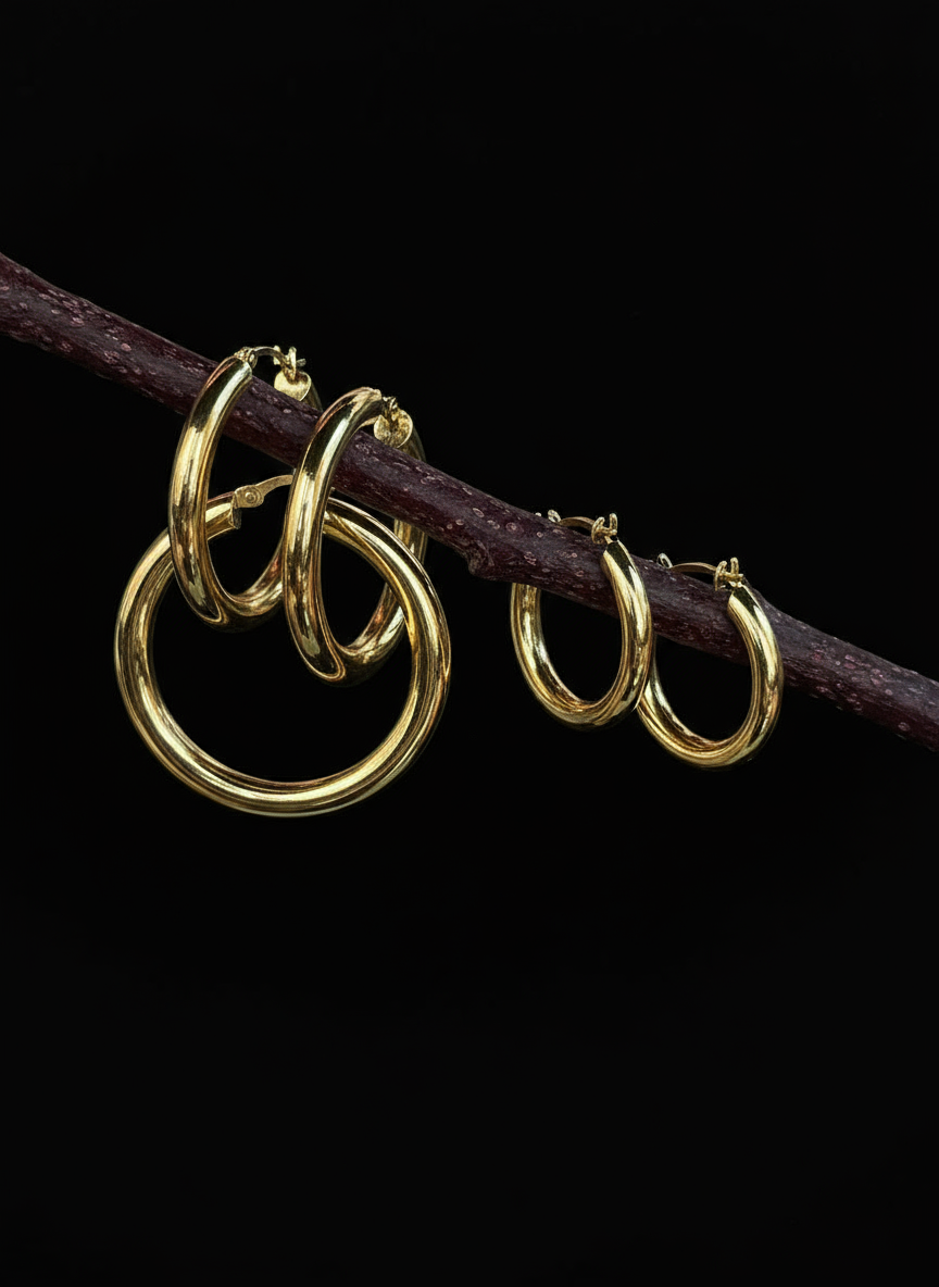 925 Classical Hoop earrings