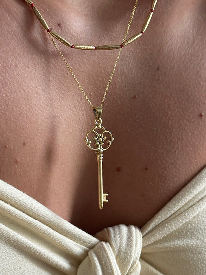 925 Dream key necklace