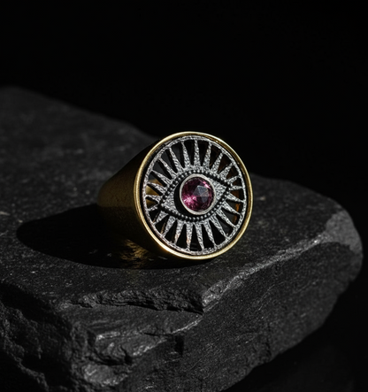 925 Vintage Aquiver ring