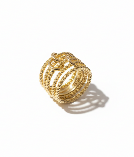 Twist Interlace yüzük