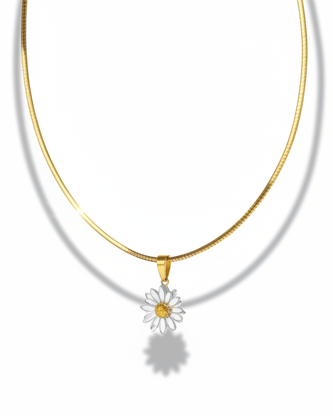 Daisy choker necklace
