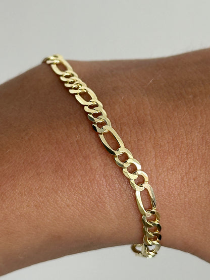 925 Figaro chain bracelet