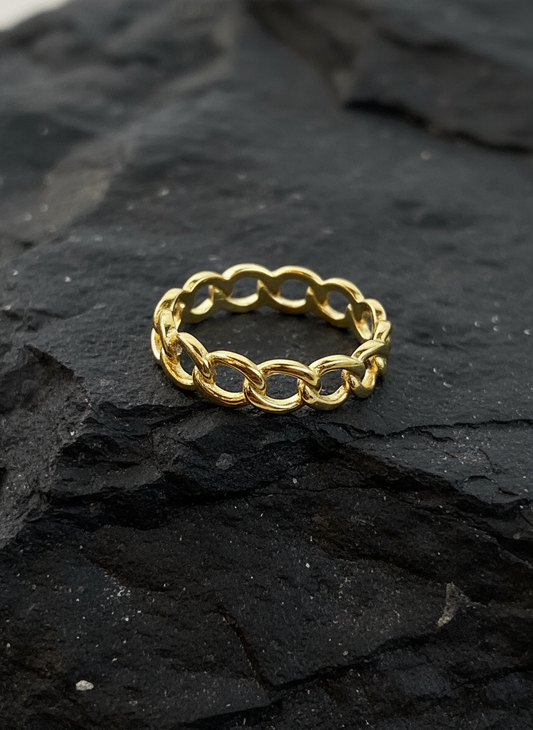 925 Chain Little finger ring