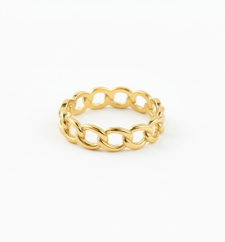 925 Chain Little finger ring