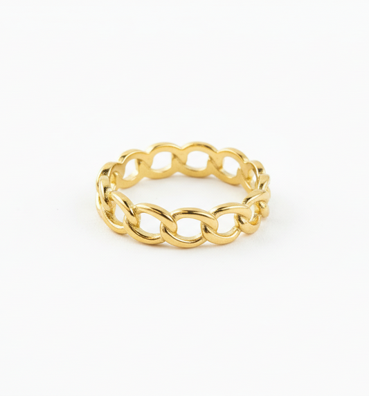 925 Chain Little finger ring