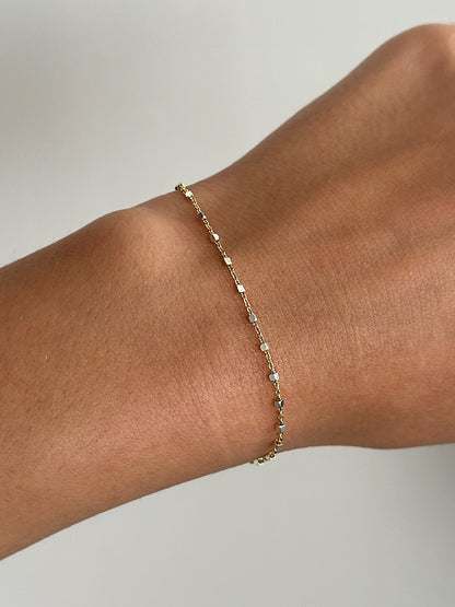 925 Thin space bracelet