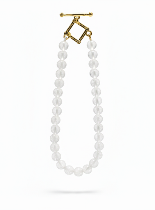 Rose Quartz Gem Necklace