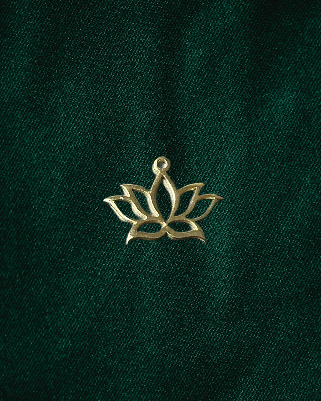 925 Lotus Flower charm