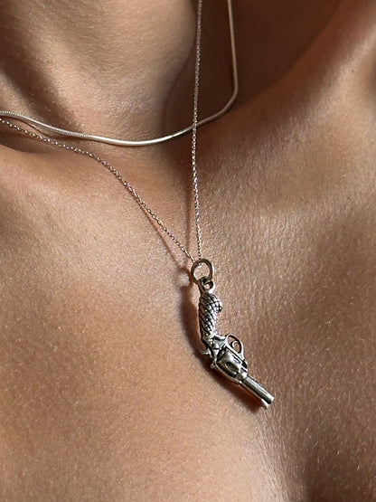 925 Gun necklace