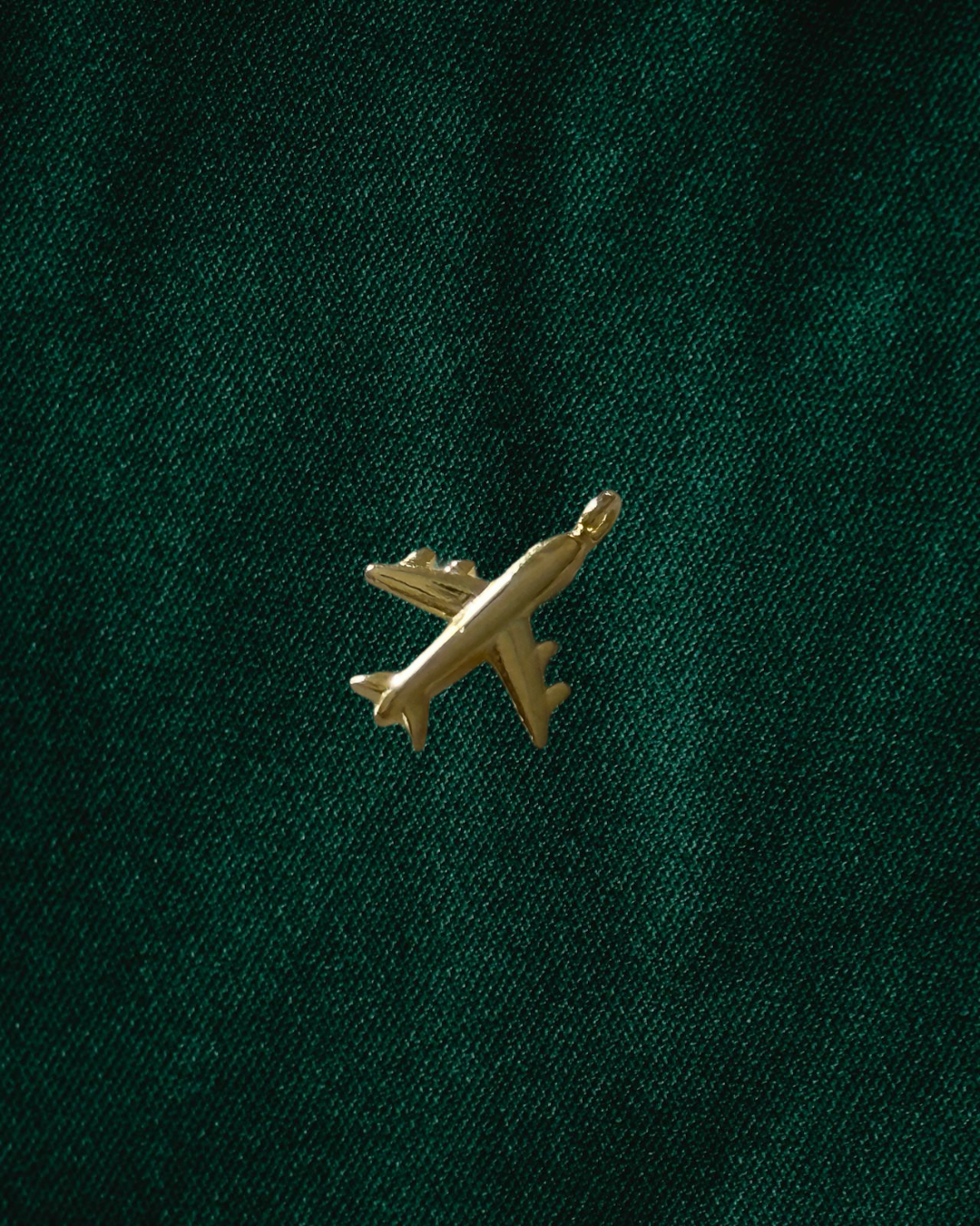 925 Plane charm