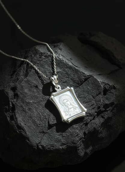 Meryem ana portresi kolye