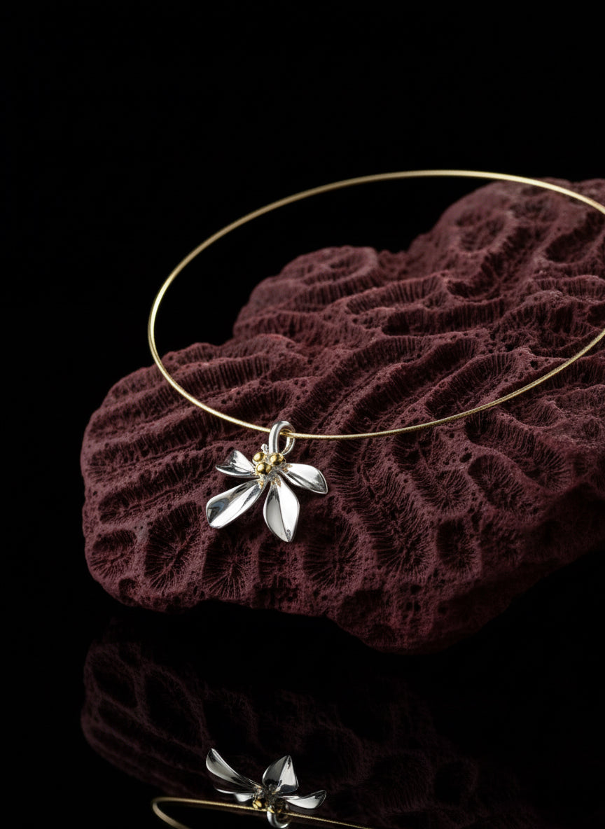 Rare Flower Choker Necklace