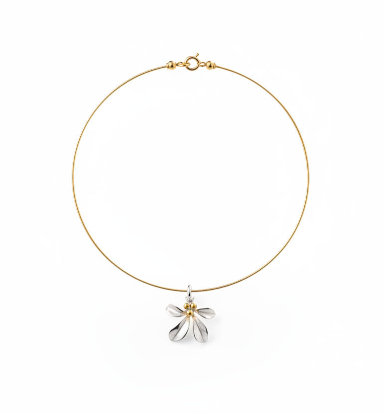 Rare Flower Choker Necklace