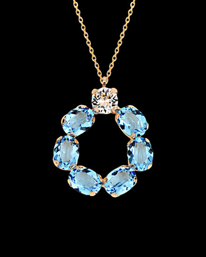 925 Snow cold Swarovski necklace