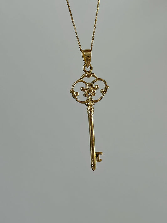 925 Dream key necklace