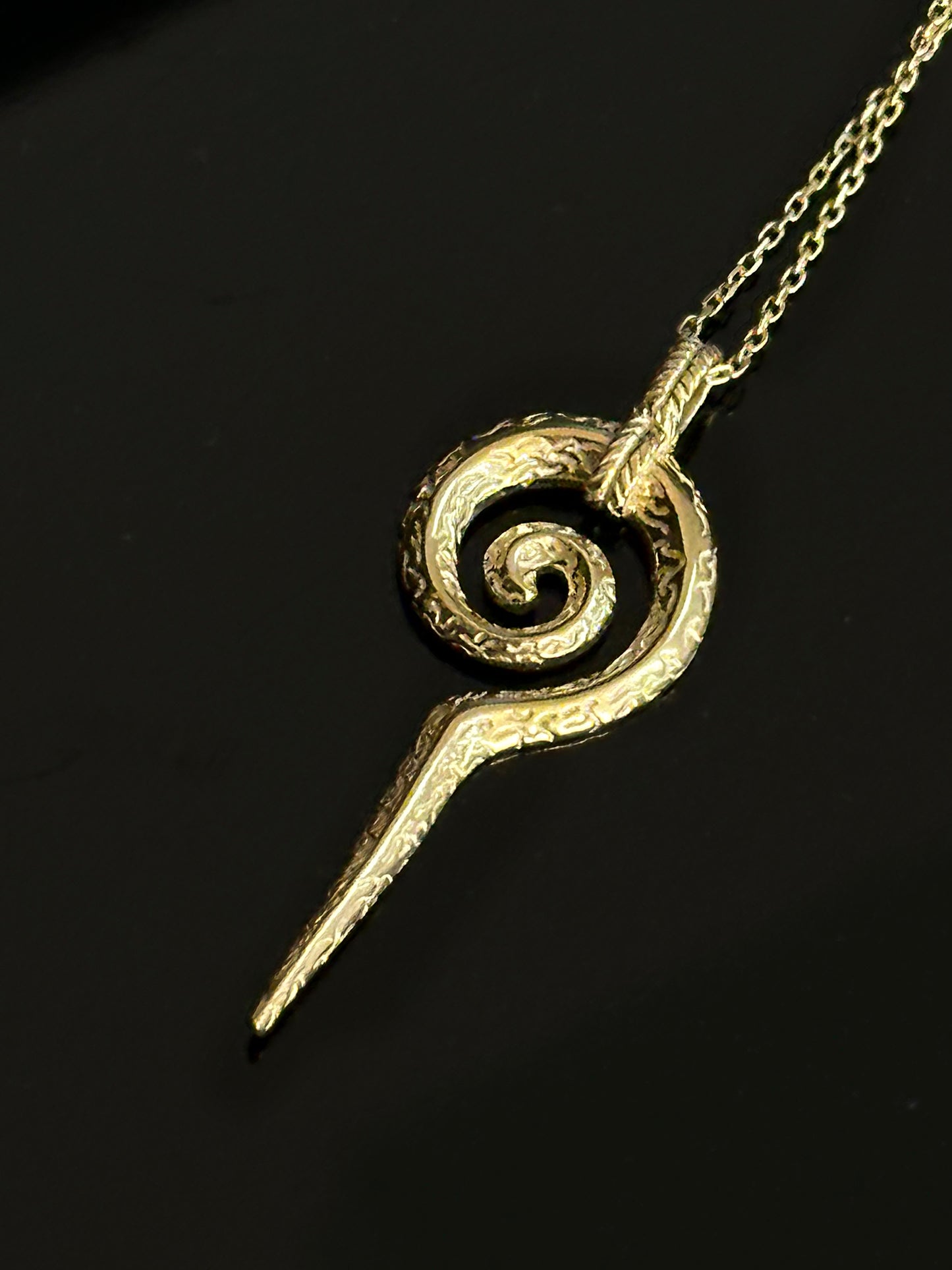 925 Spiral curse necklace