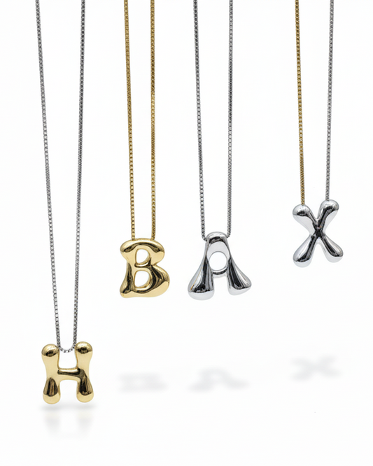 925 Baloon letter necklace