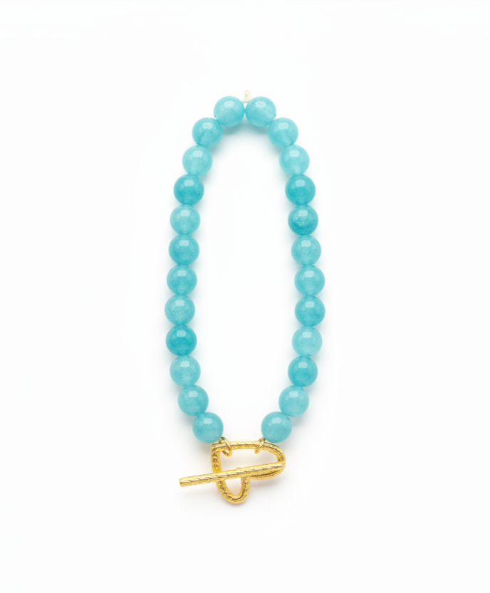 Aquamarine Gem Necklace