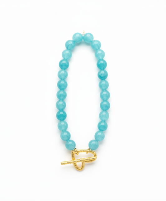 Aquamarine Gem Necklace