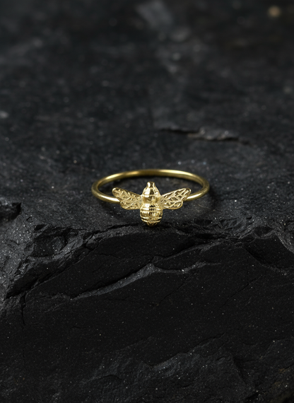 925 Tiny Bee Ring
