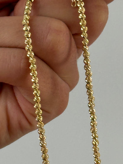 925 Sparkle ball chain necklace