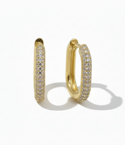 Shiny Rectangle Earring