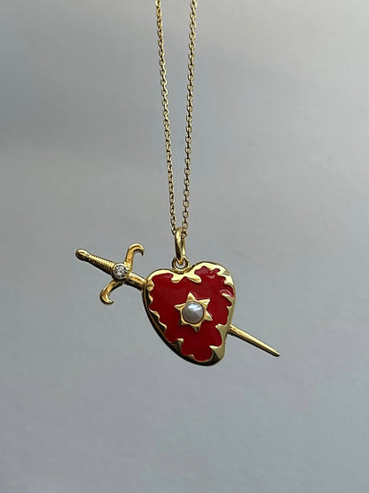 925 Death of Heart necklace