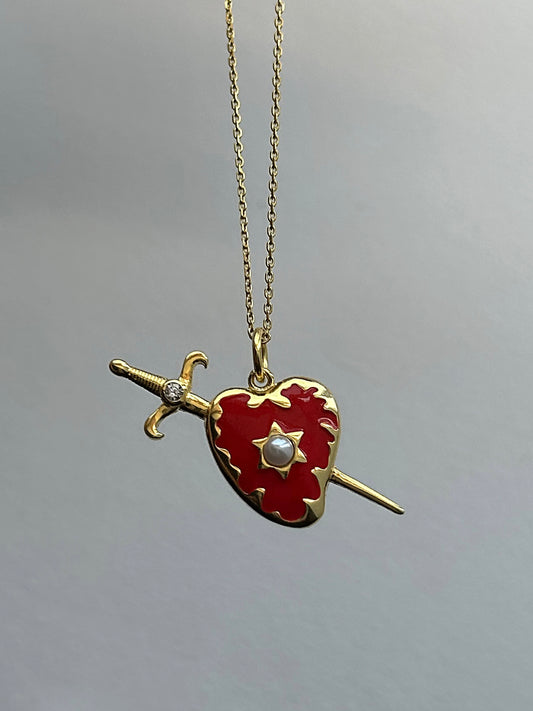 925 Death of Heart necklace