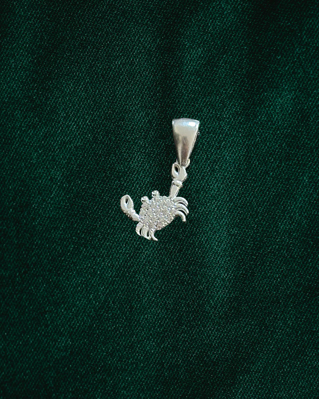 925 Crab charm