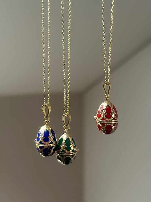 925 Luck Egg Necklace