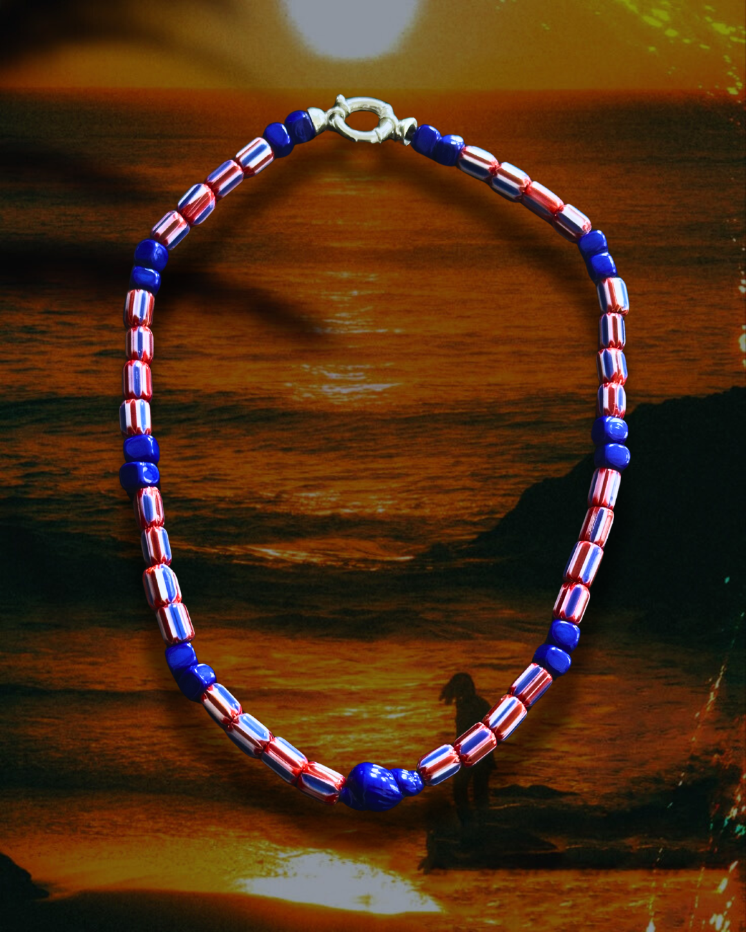 Indigo Rhythm Necklace