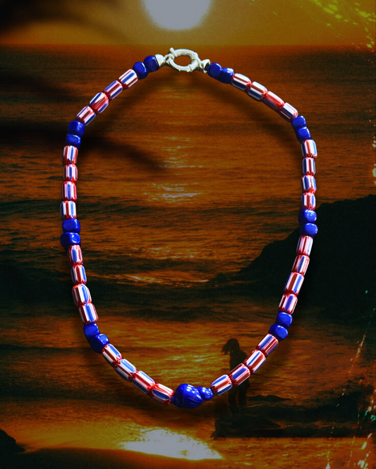 Indigo Rhythm Necklace
