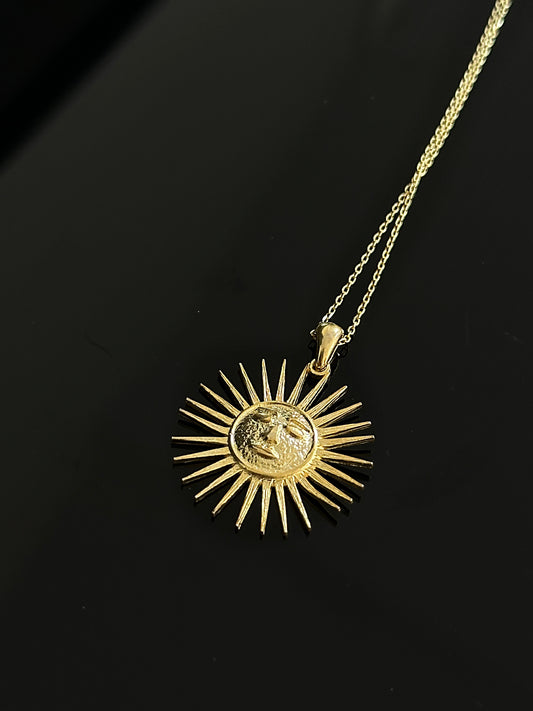 925 Sun Loop necklace