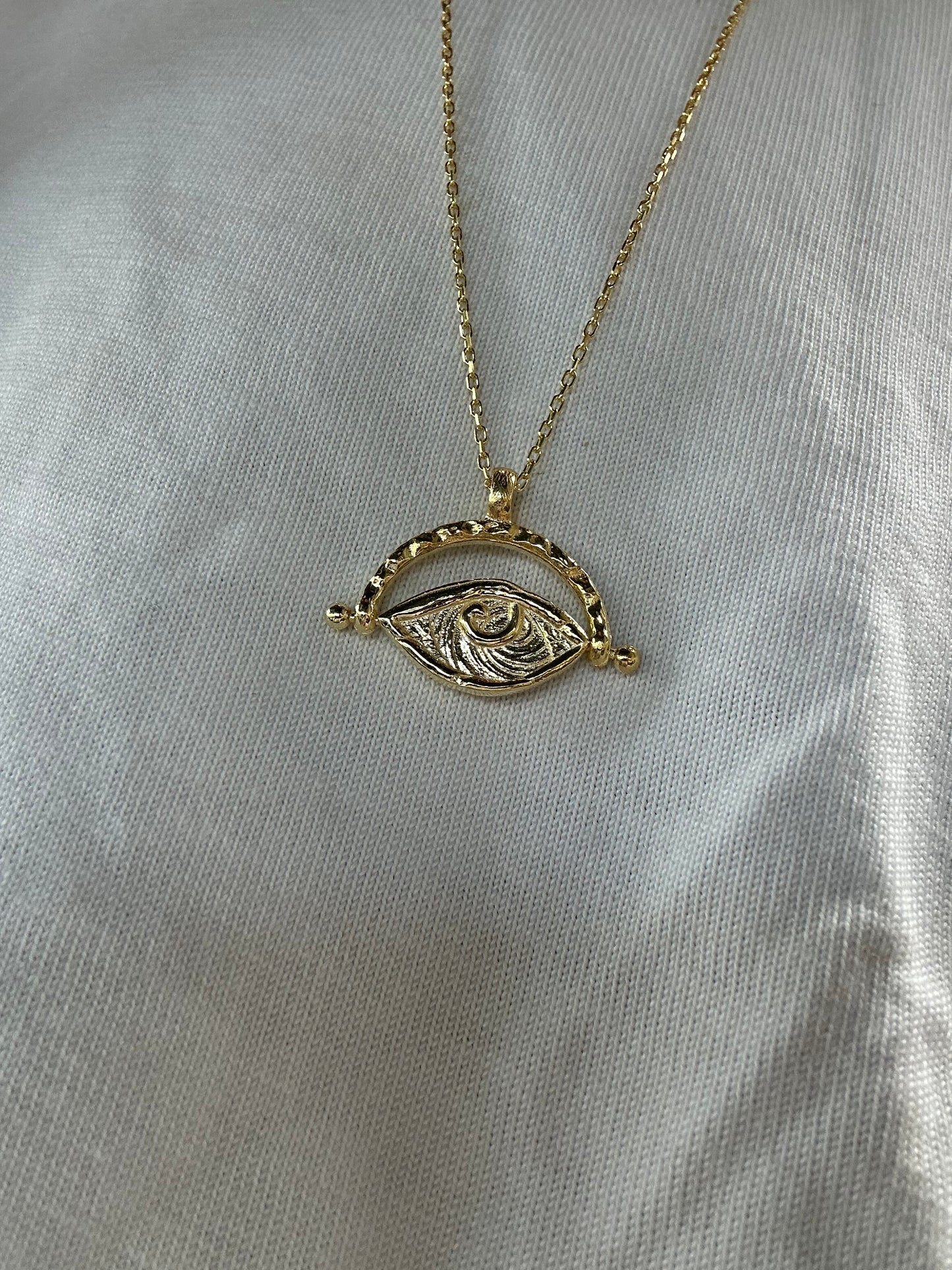 925 Rotate Eye Necklace