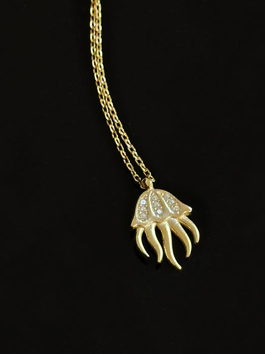 925 jellyfish necklace