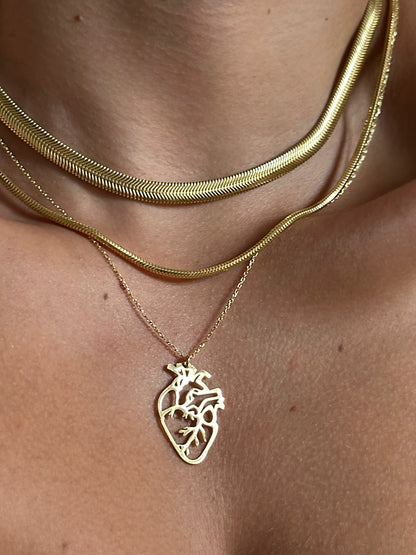 925 Shape of my heart necklace