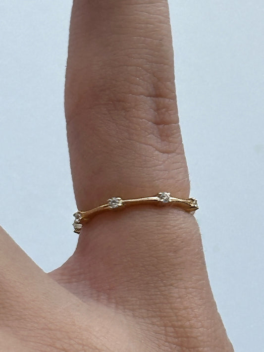 925 Grace little finger ring