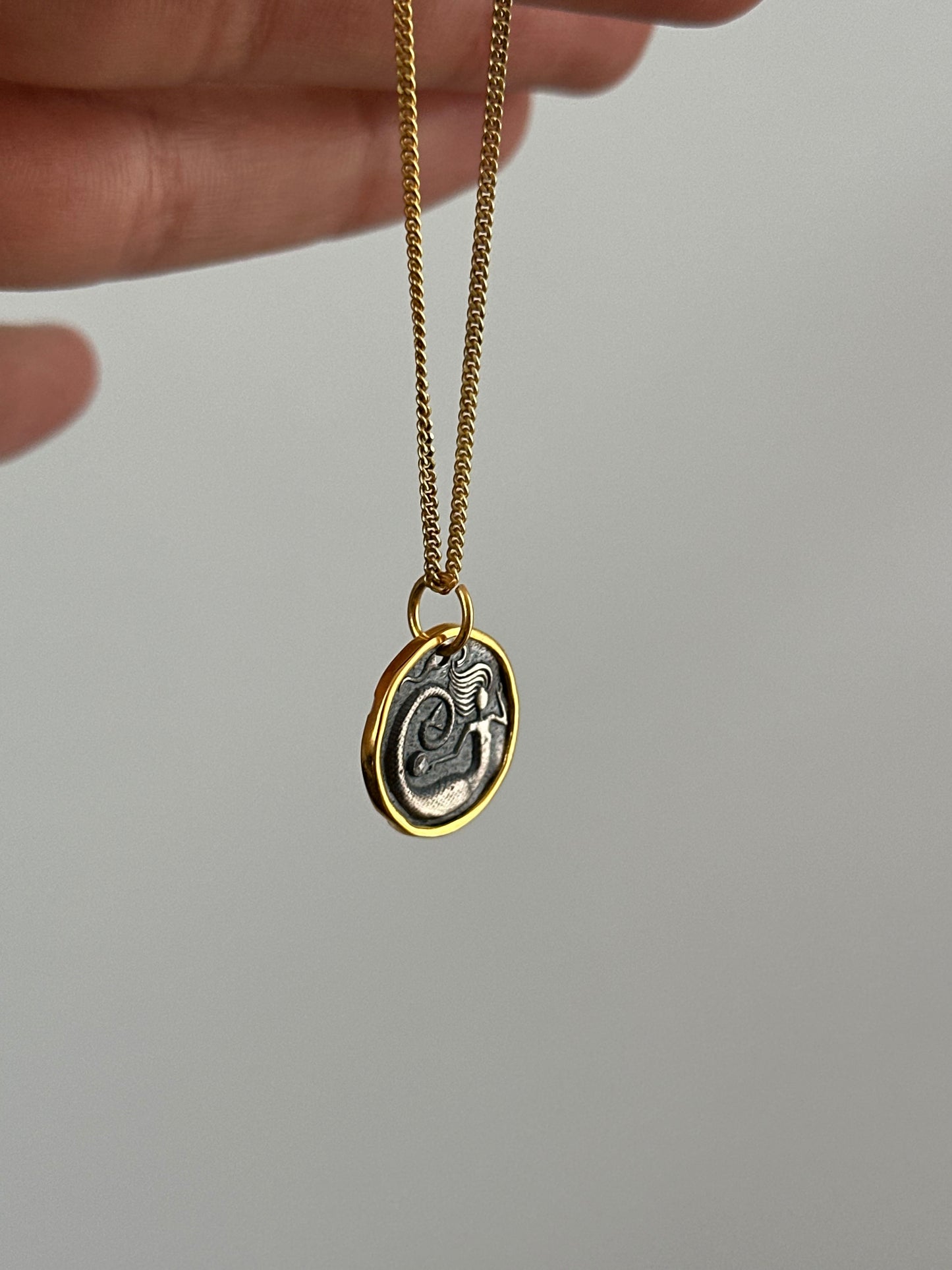 The 925 Mermaid Coin necklace