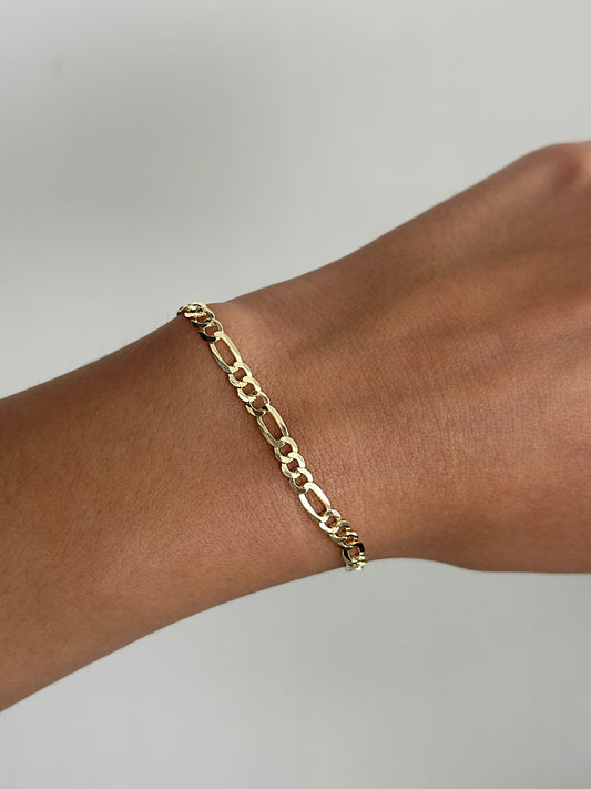 925 Figaro chain bracelet