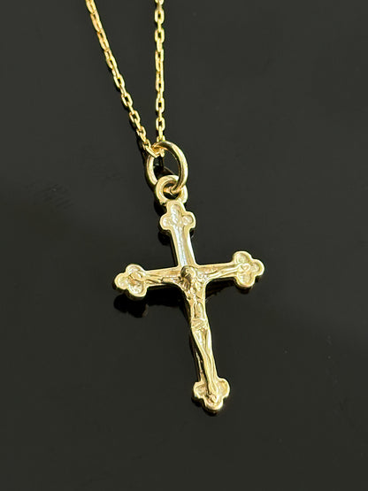 925 Ethnic cross necklace