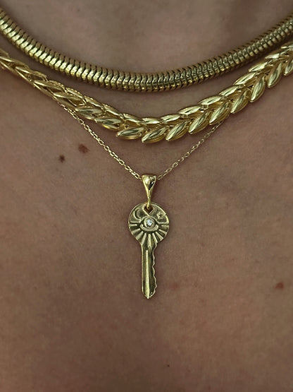 925 Key of Luck necklace