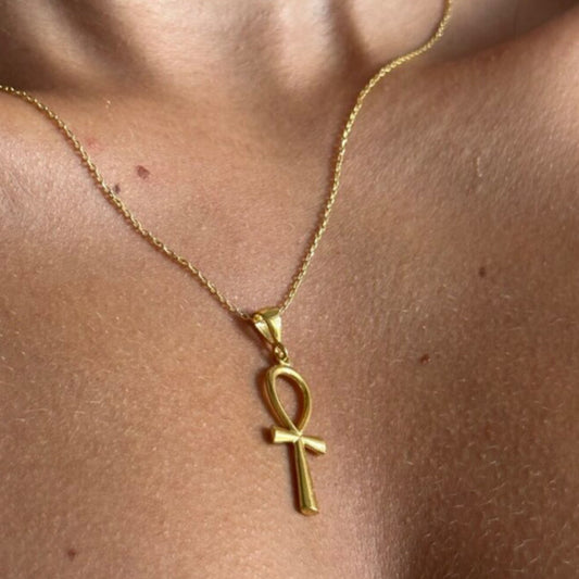 925 grande ankh necklace