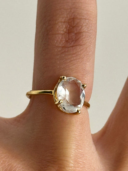 925 Cristal Clear ring